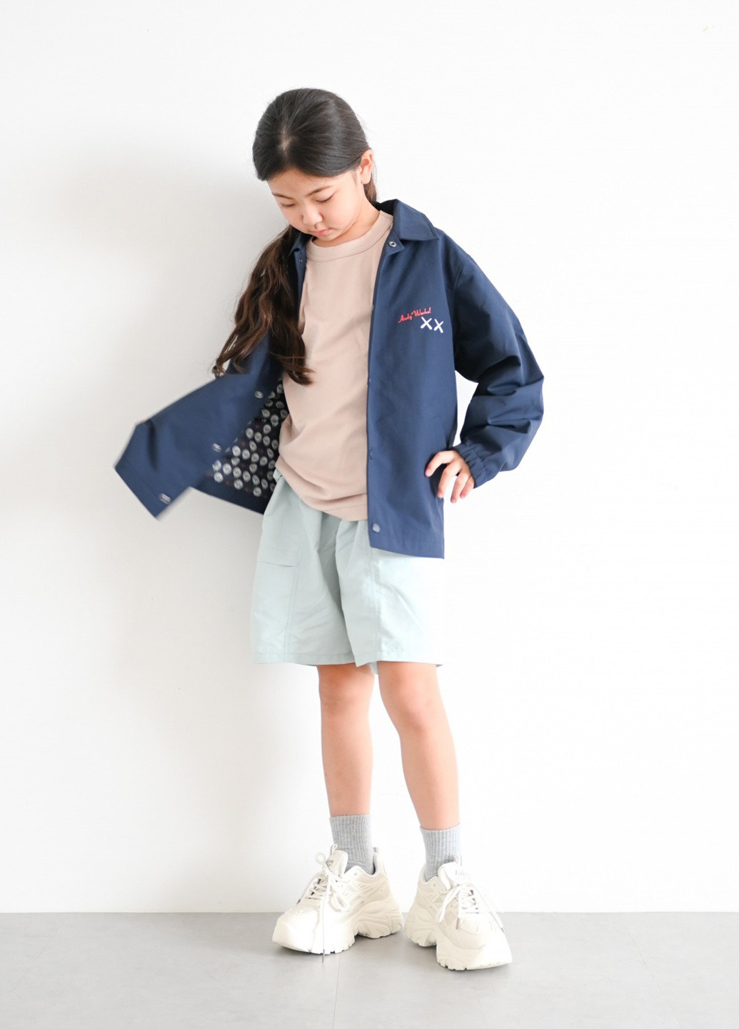 Синяя демисезонная куртка Uniqlo