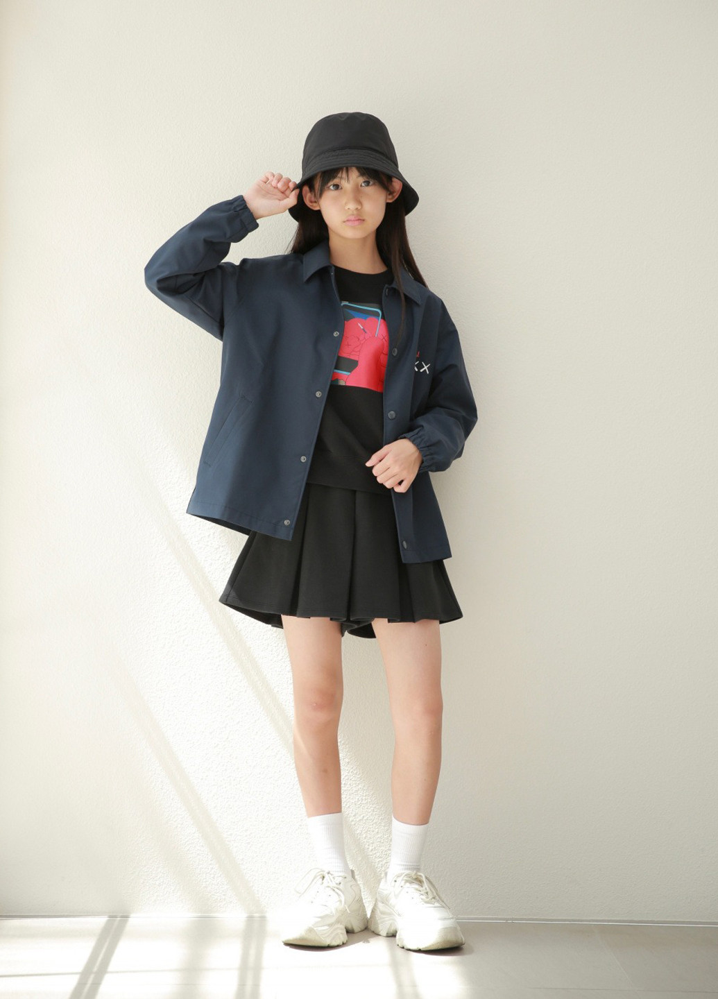 Синяя демисезонная куртка Uniqlo