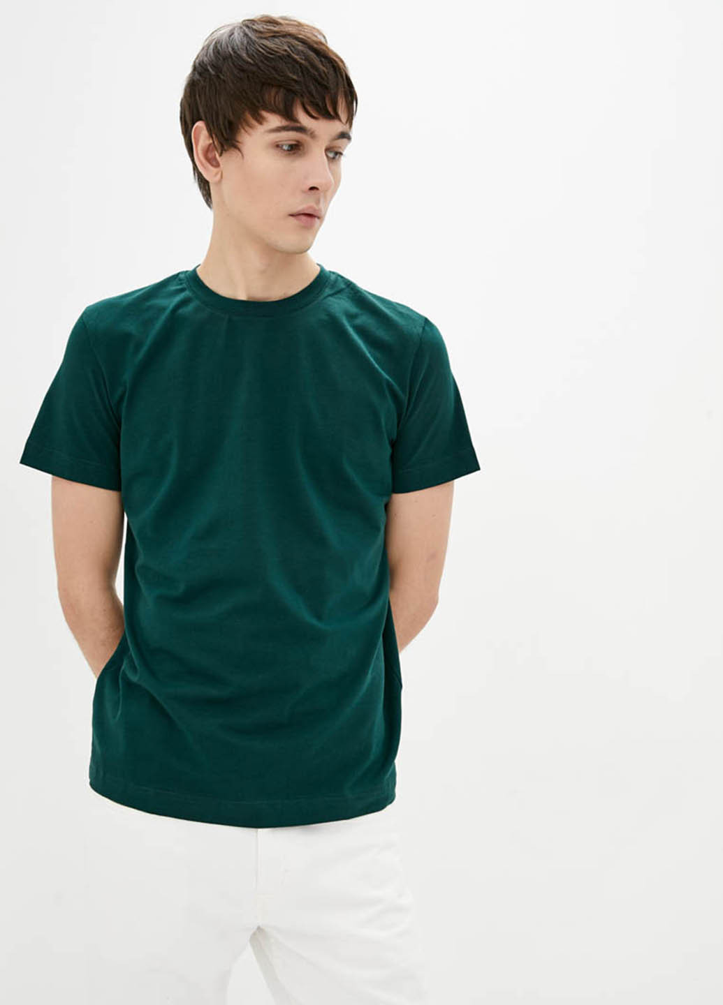 Темно-зелена футболка Promin