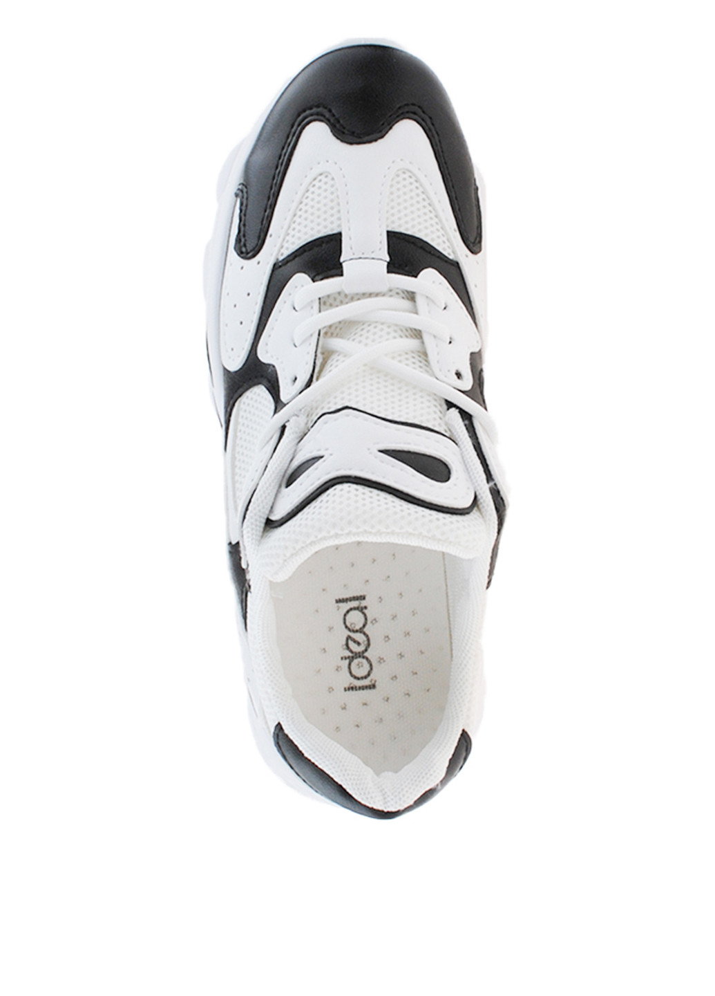 Черно-белые демисезонные кроссовки Ideal