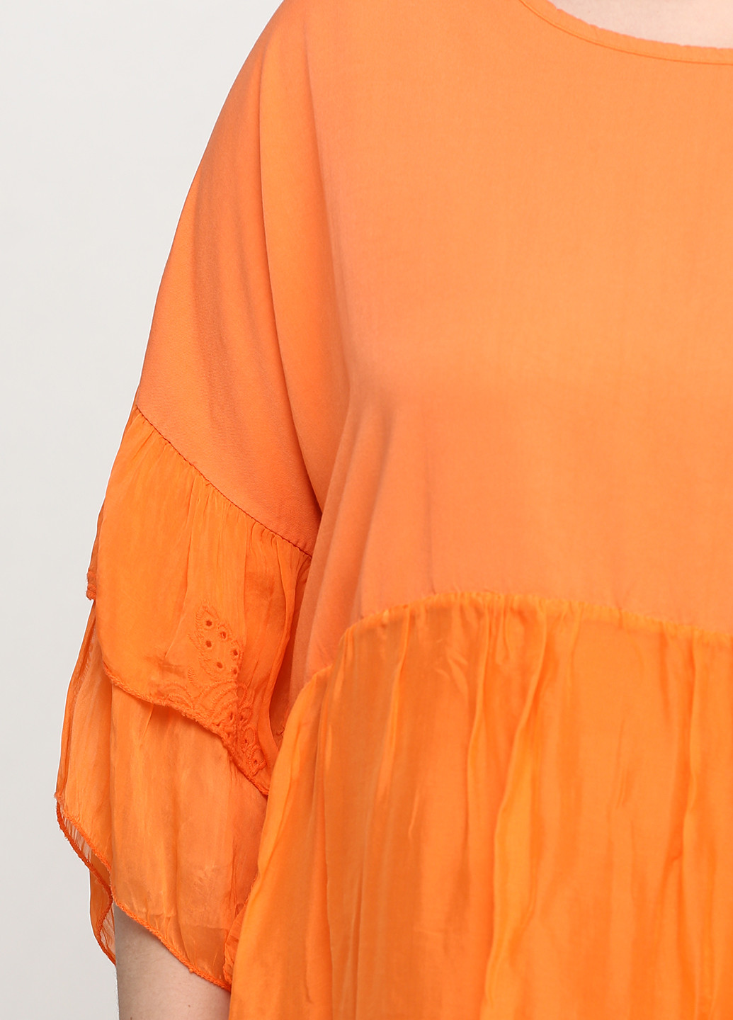 Оранжевая летняя блуза New Collection