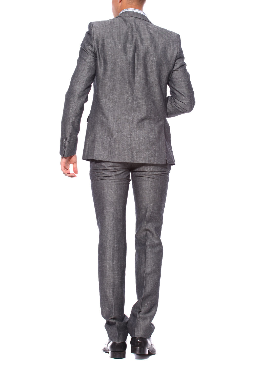 Чорний демісезонний костюм (піджак, брюки) VD One