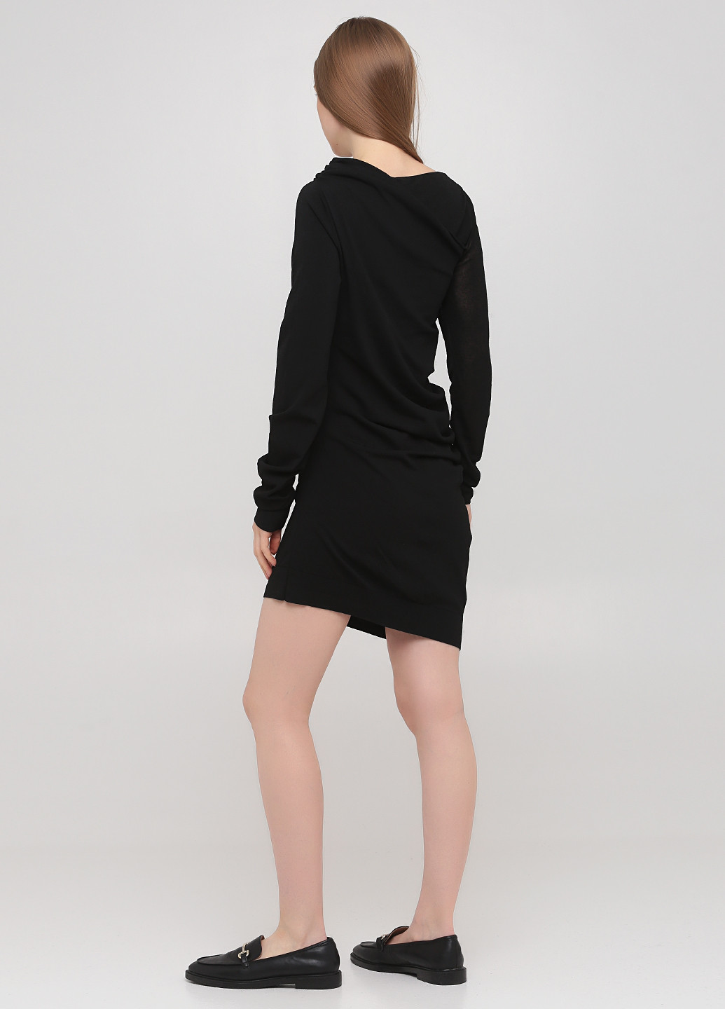 Черное кэжуал платье платье-свитер Cos однотонное