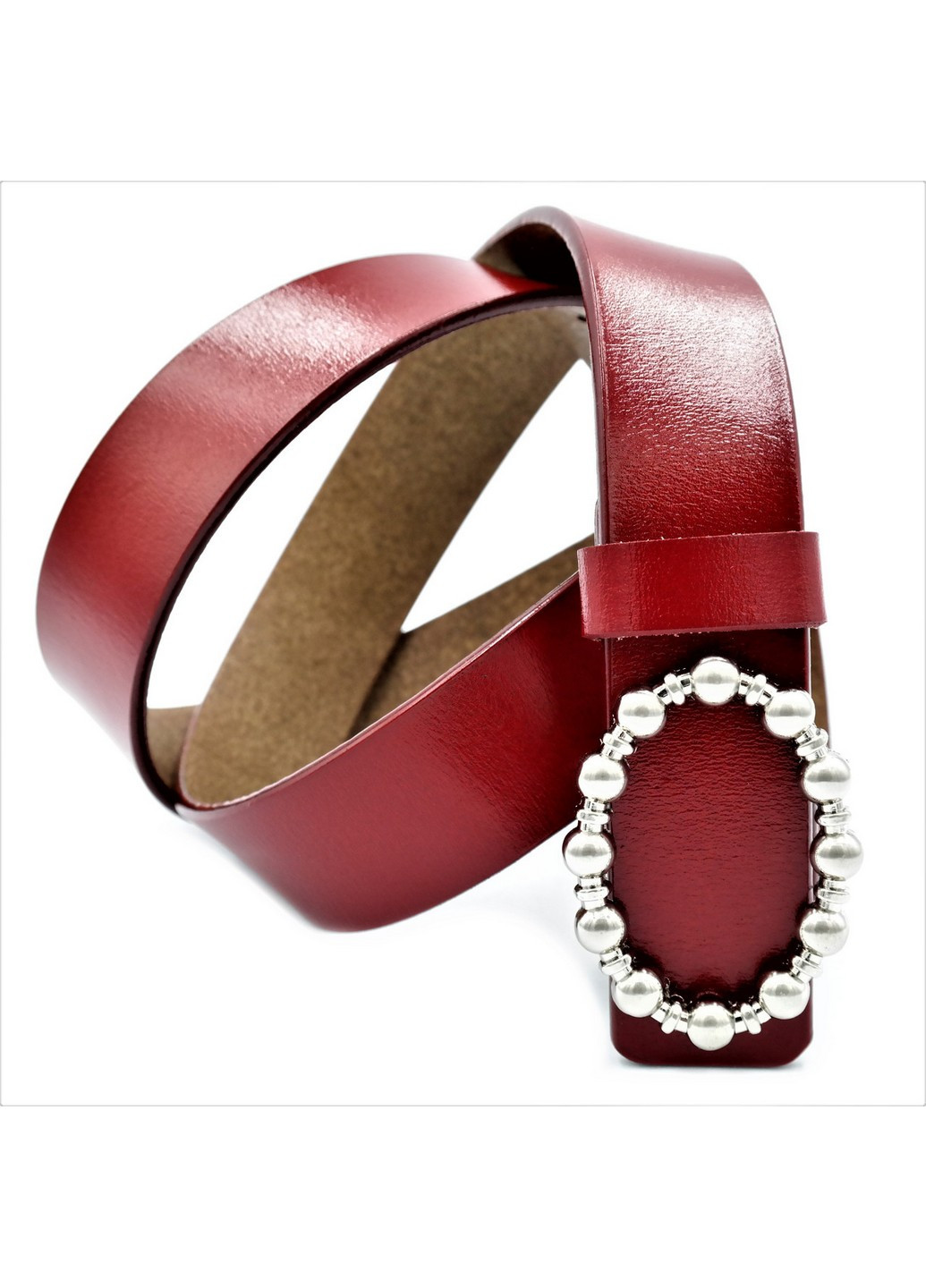 Шкіряний ремінь жіночий 115х3 см Weatro (211366907)