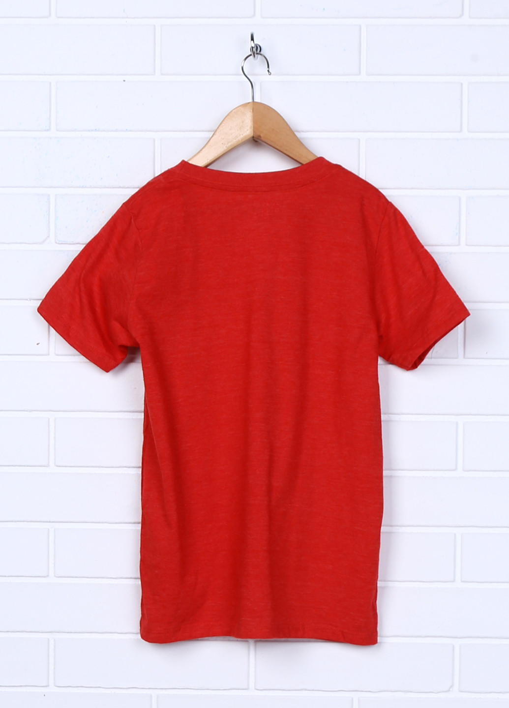 Красная летняя футболка с коротким рукавом Blue 84