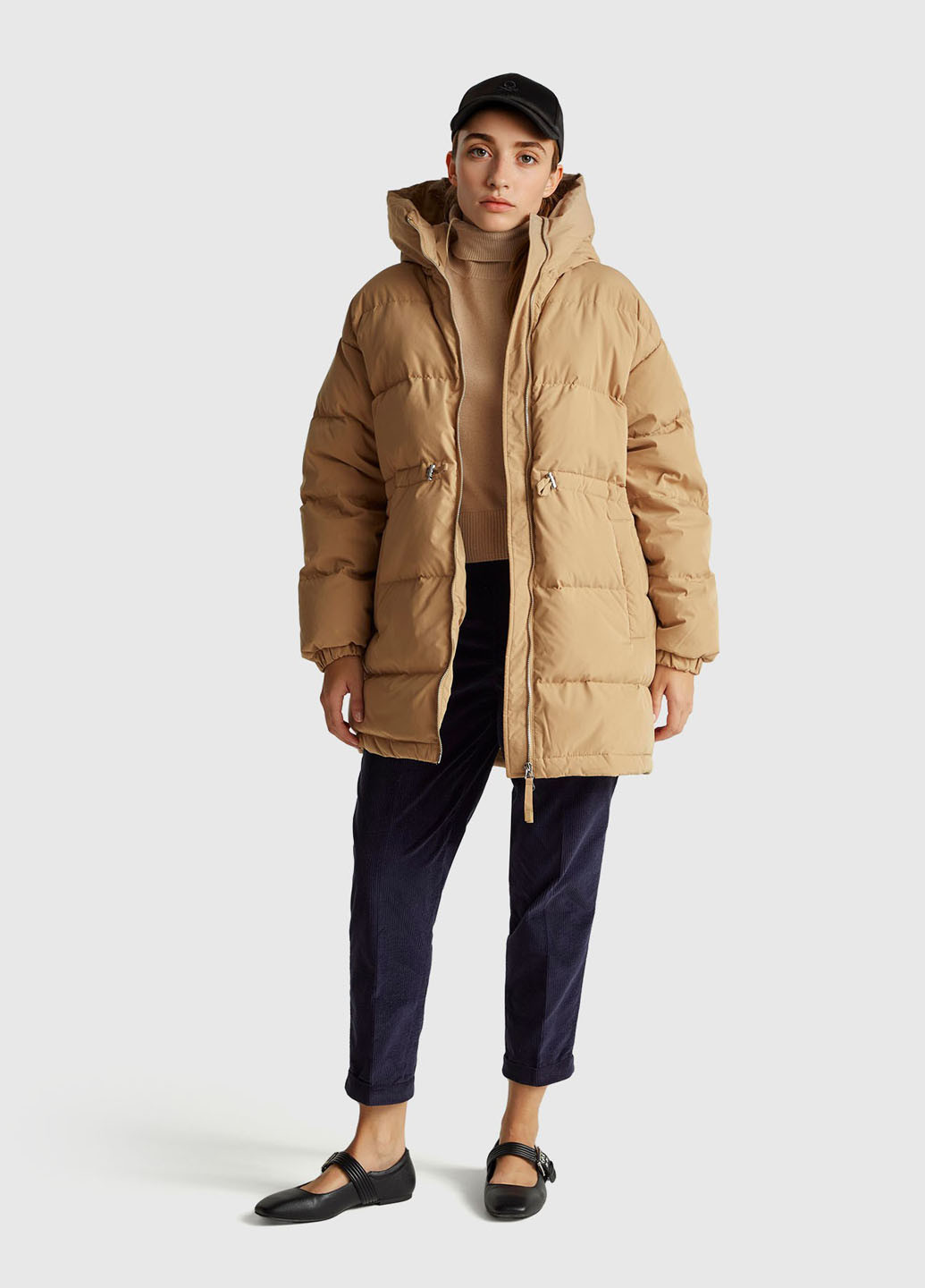 Пісочна демісезонна куртка United Colors of Benetton