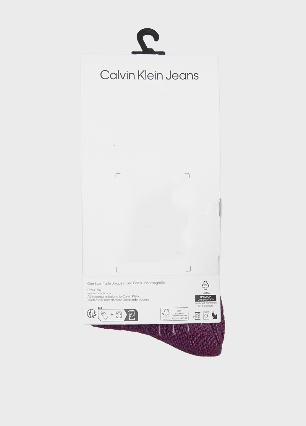 Комбіновані шкарпетки Calvin Klein Jeans логотипи (347228420)