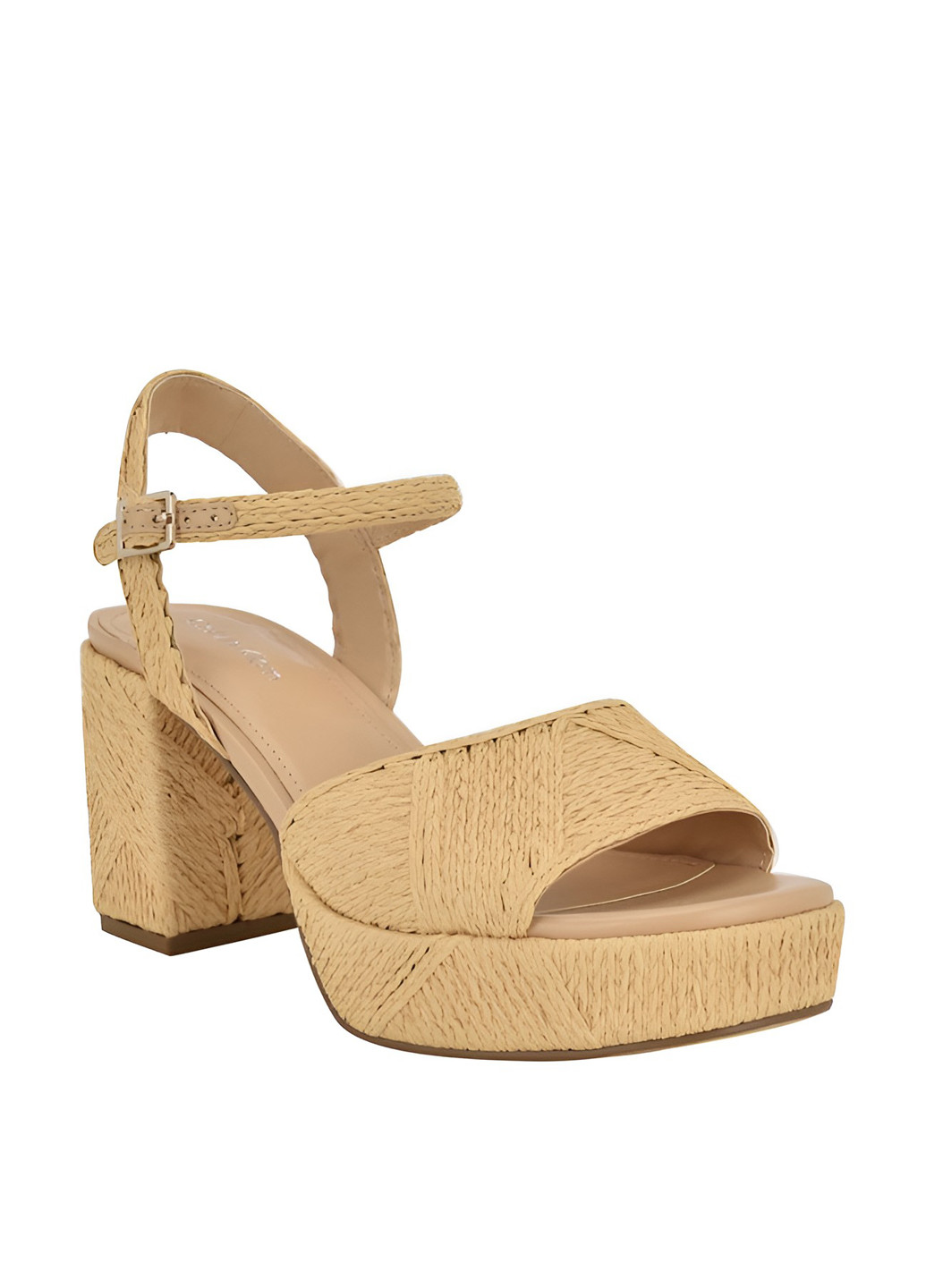 Бежевые босоножки Calvin Klein с ремешком