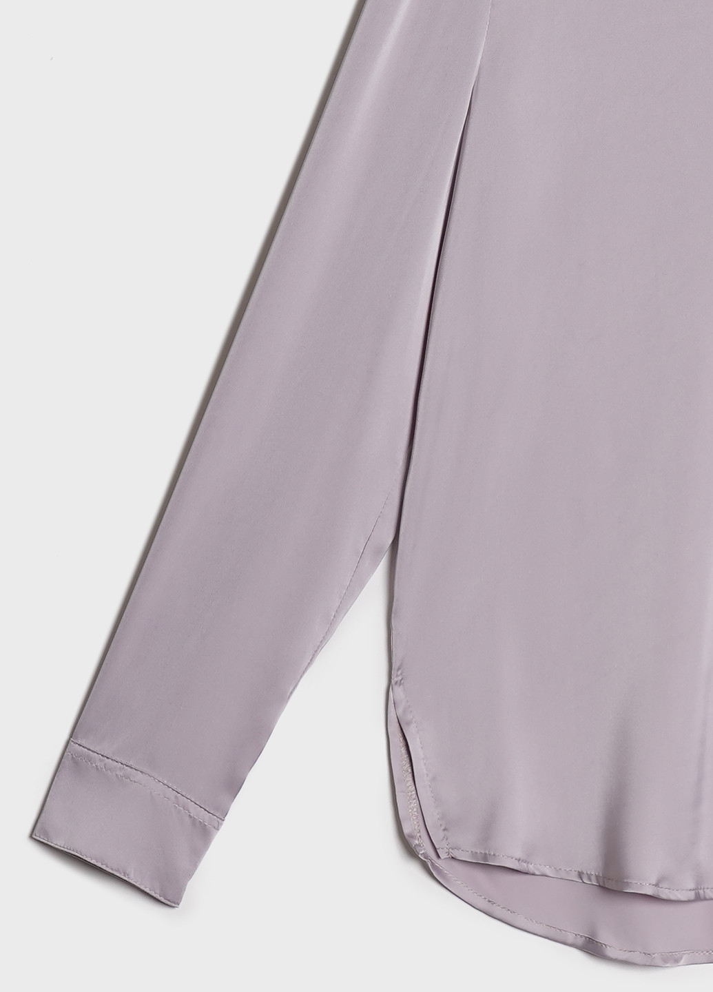 Сиреневая демисезонная блуза женская атласная KASTA design