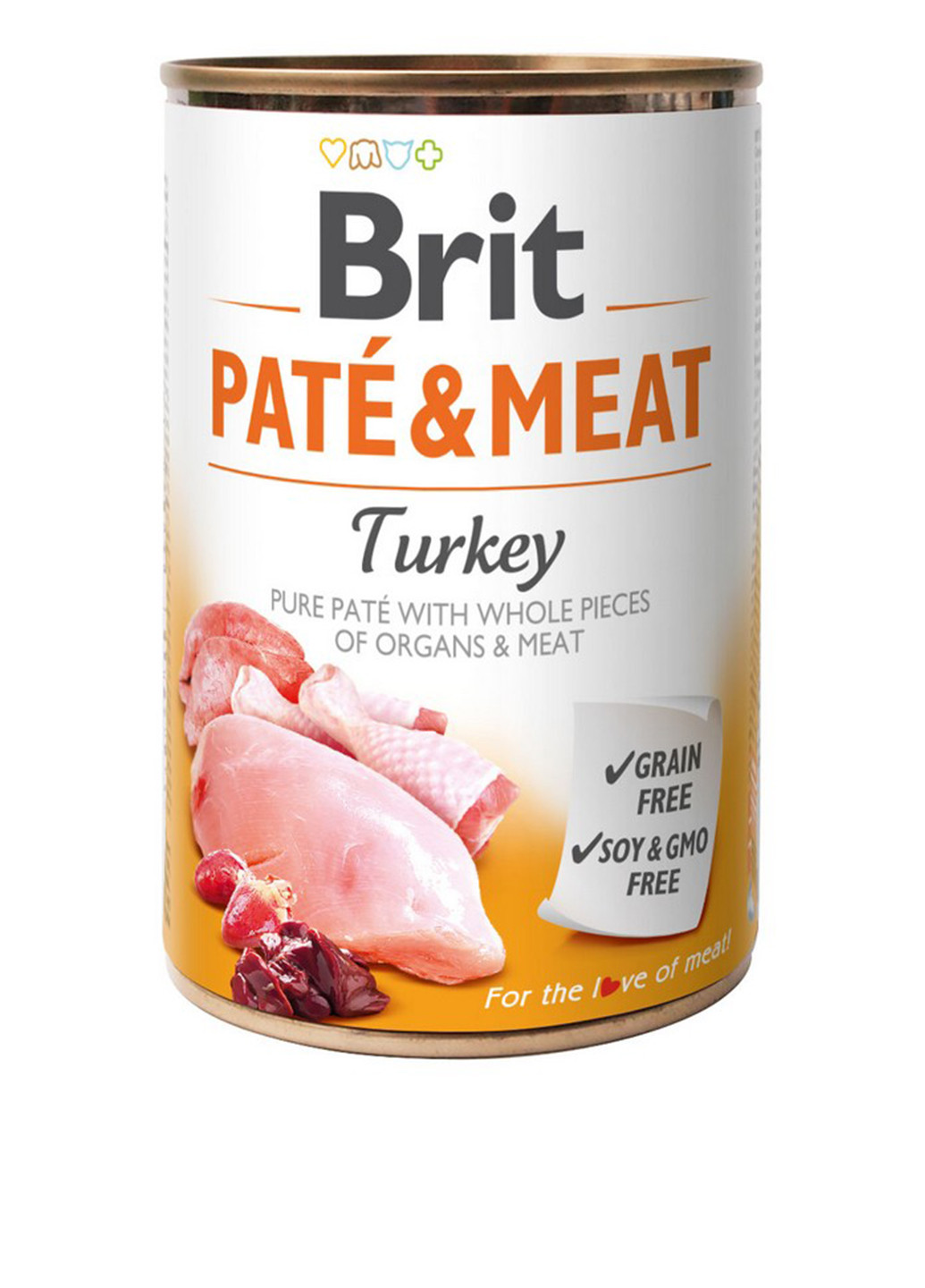 Мясные консервы Paté & Meat Dog с индейкой, 400 гр. Brit Care (140597118)