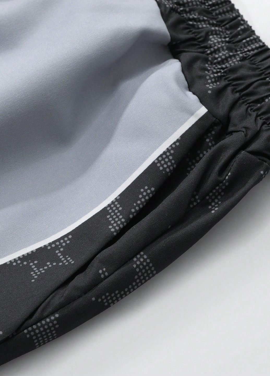 Комбинированные спортивные демисезонные прямые брюки SHEIN