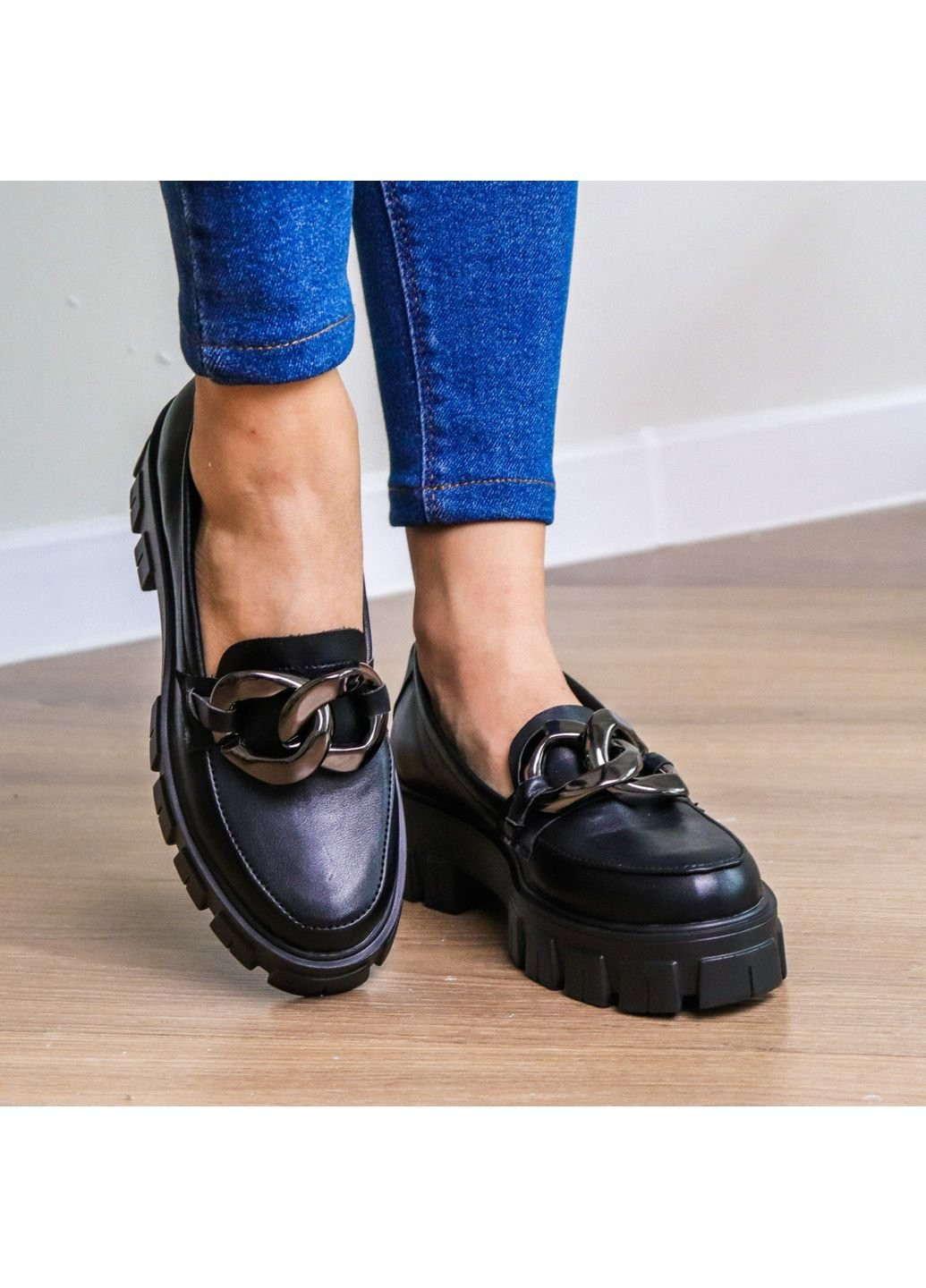Туфли женские Vizier 3271 40 25,5 см Черный Fashion