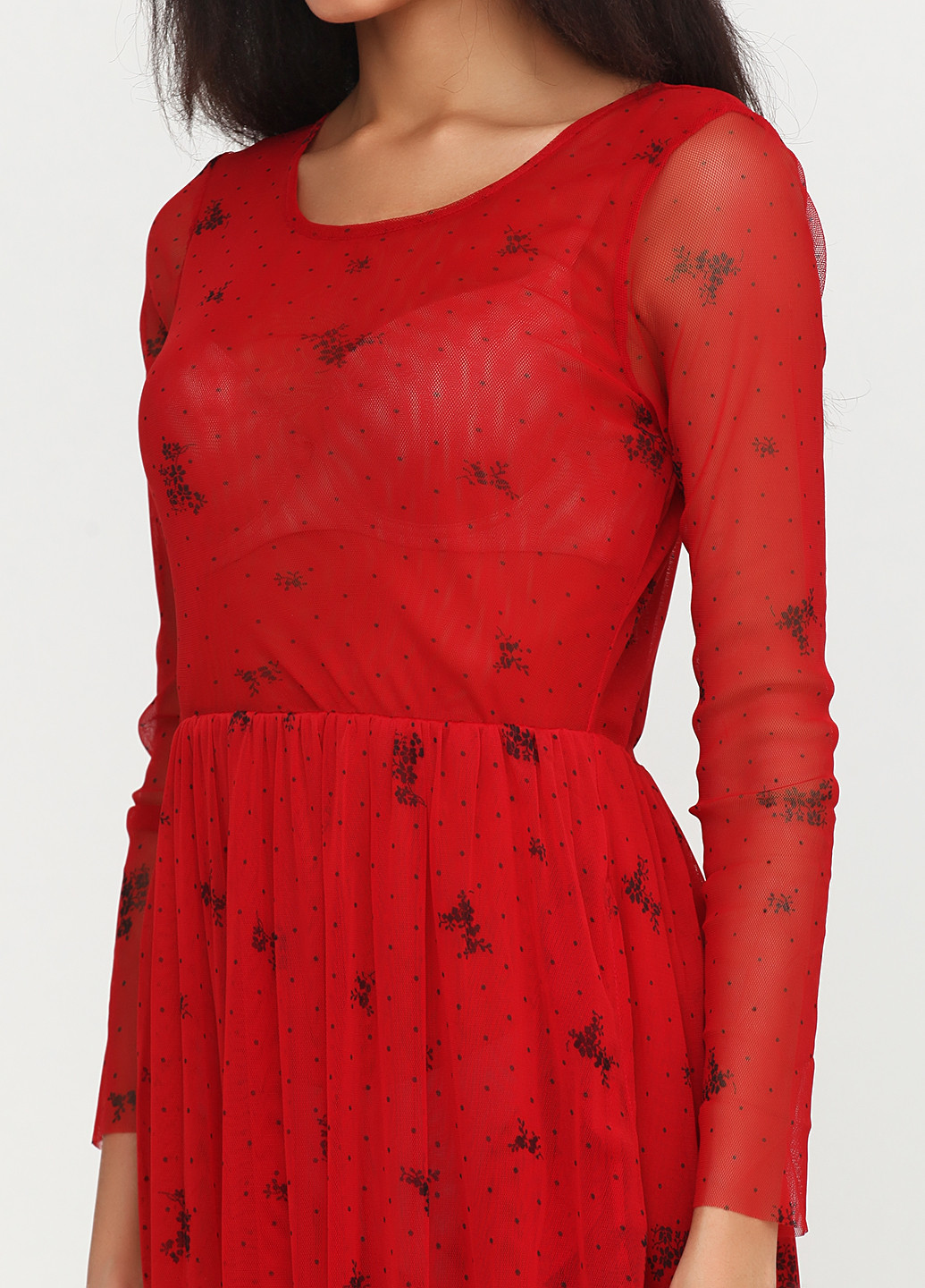 Червона кежуал сукня Minimum з малюнком