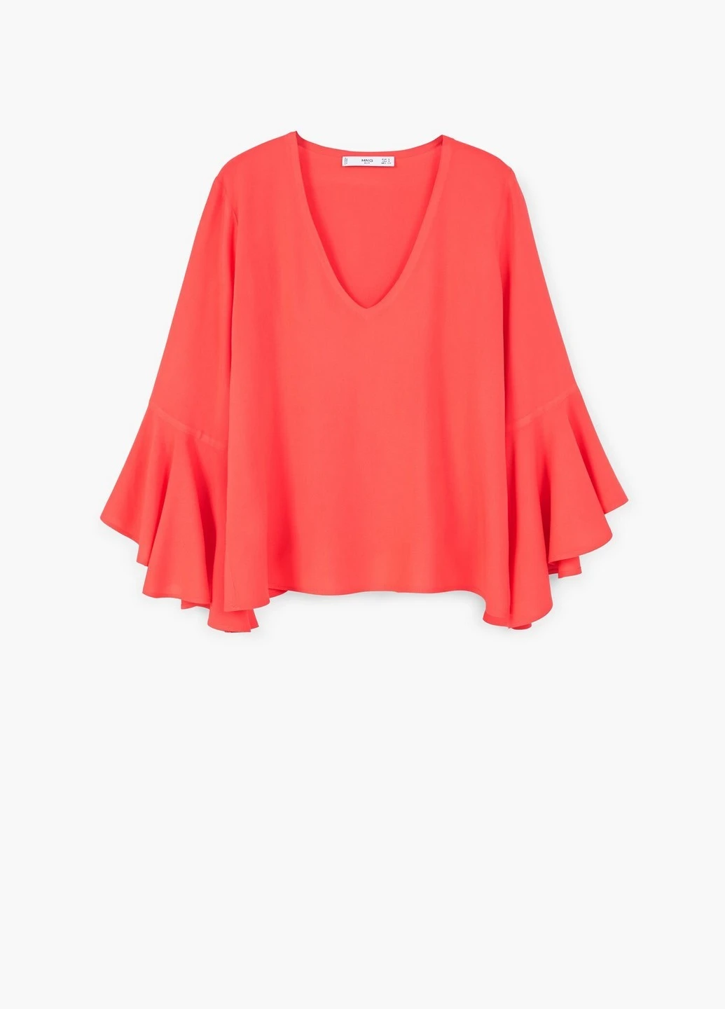 Коралловая блуза Mango