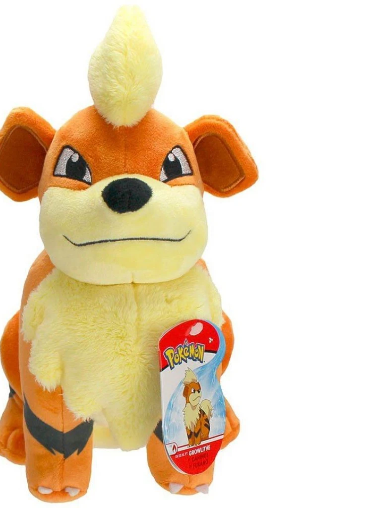 М'яка іграшка гроул 20 см (95236) Pokemon Гроулит 20 см (203962639)