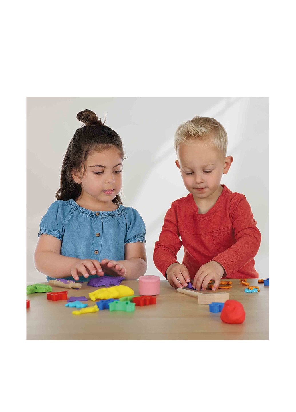 Незасыхающая масса для лепки Блеск (4 цвета), 7х20х7 см Ses Creative (301865122)