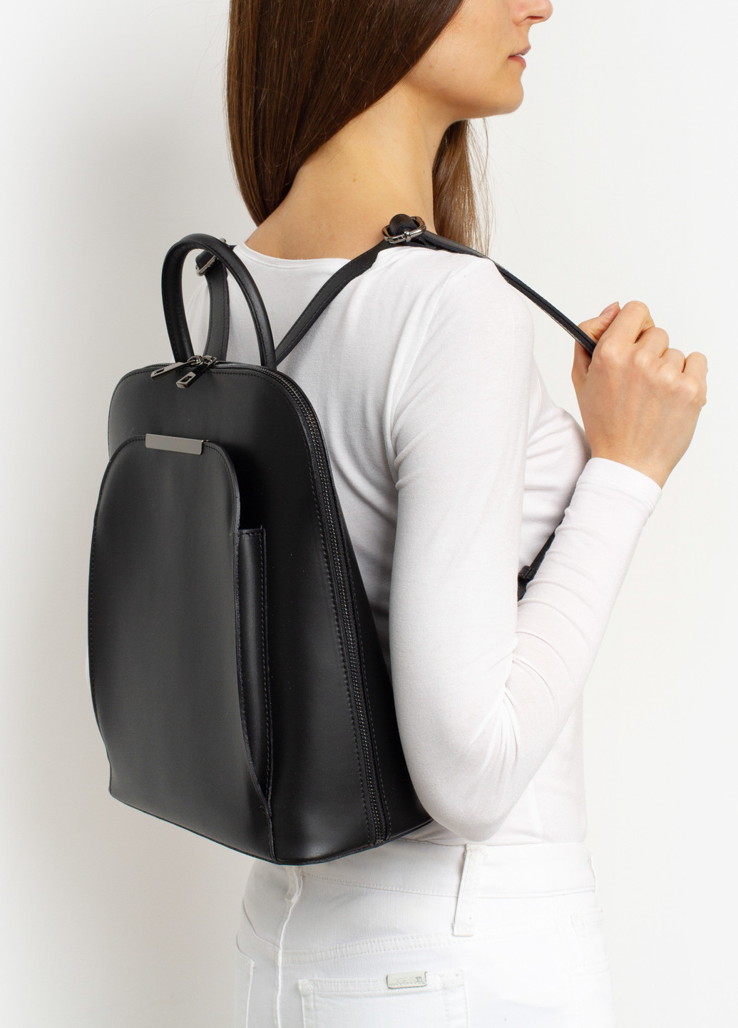 Рюкзак жіночий шкіряний гладкий Backpack Regina Notte (251846527)