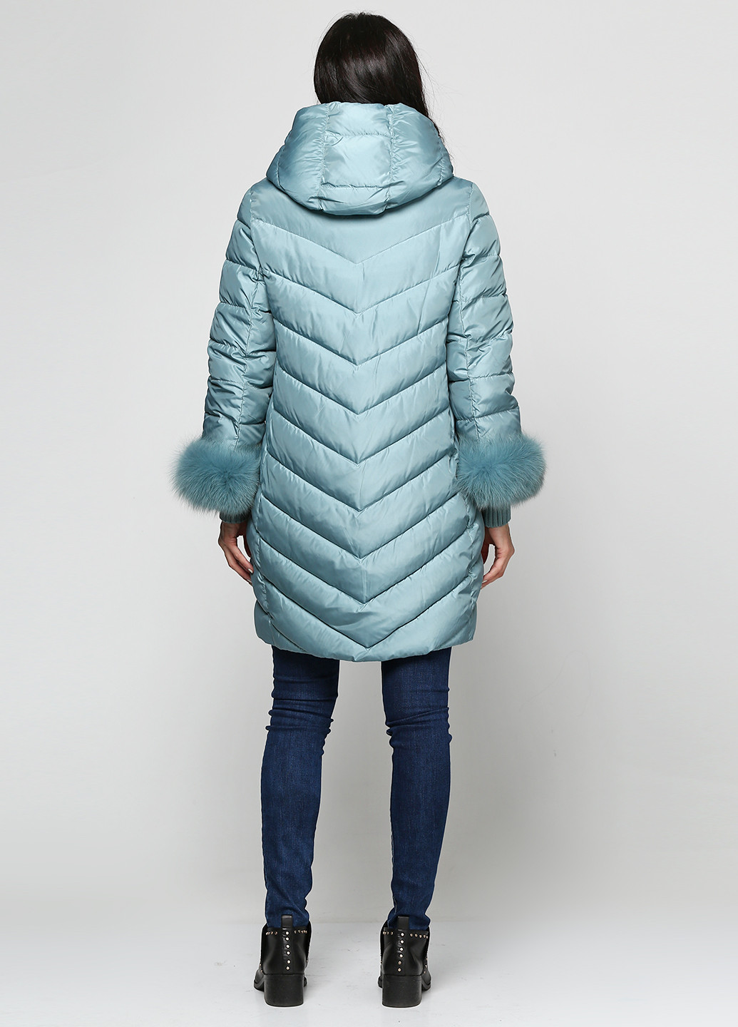 Мятная зимняя куртка Snow Beauty