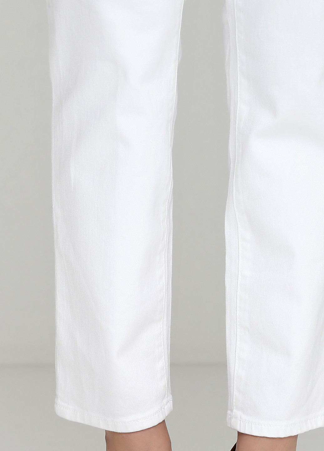 Белые кэжуал демисезонные брюки Talbots