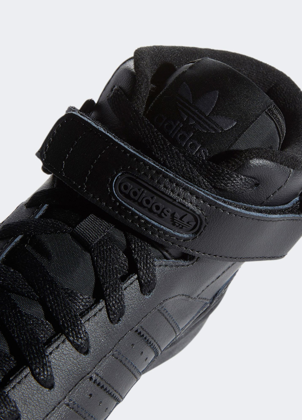 Черные демисезонные кроссовки adidas FORUM MID ORIGINALS