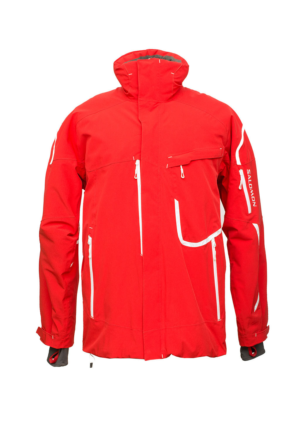 Червона демісезонна куртка лижна Salomon
