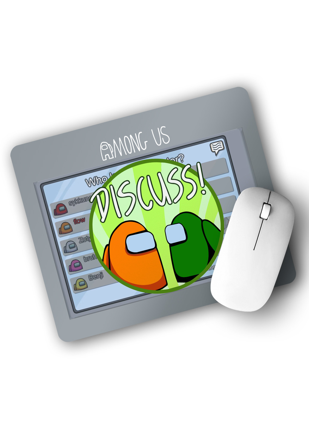 Коврик для мышки Амонг Ас (Among Us) (25108-2588) 29х21 см MobiPrint (224437215)