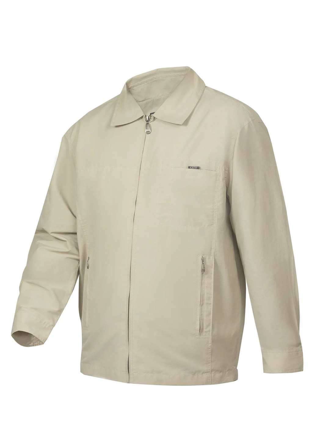 Светло-бежевая летняя ветровка City Classic