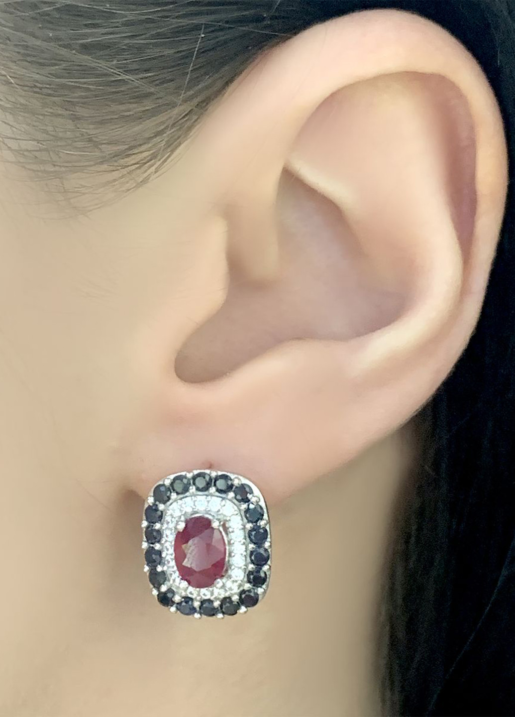 Сережки Silver Flame (164343303)