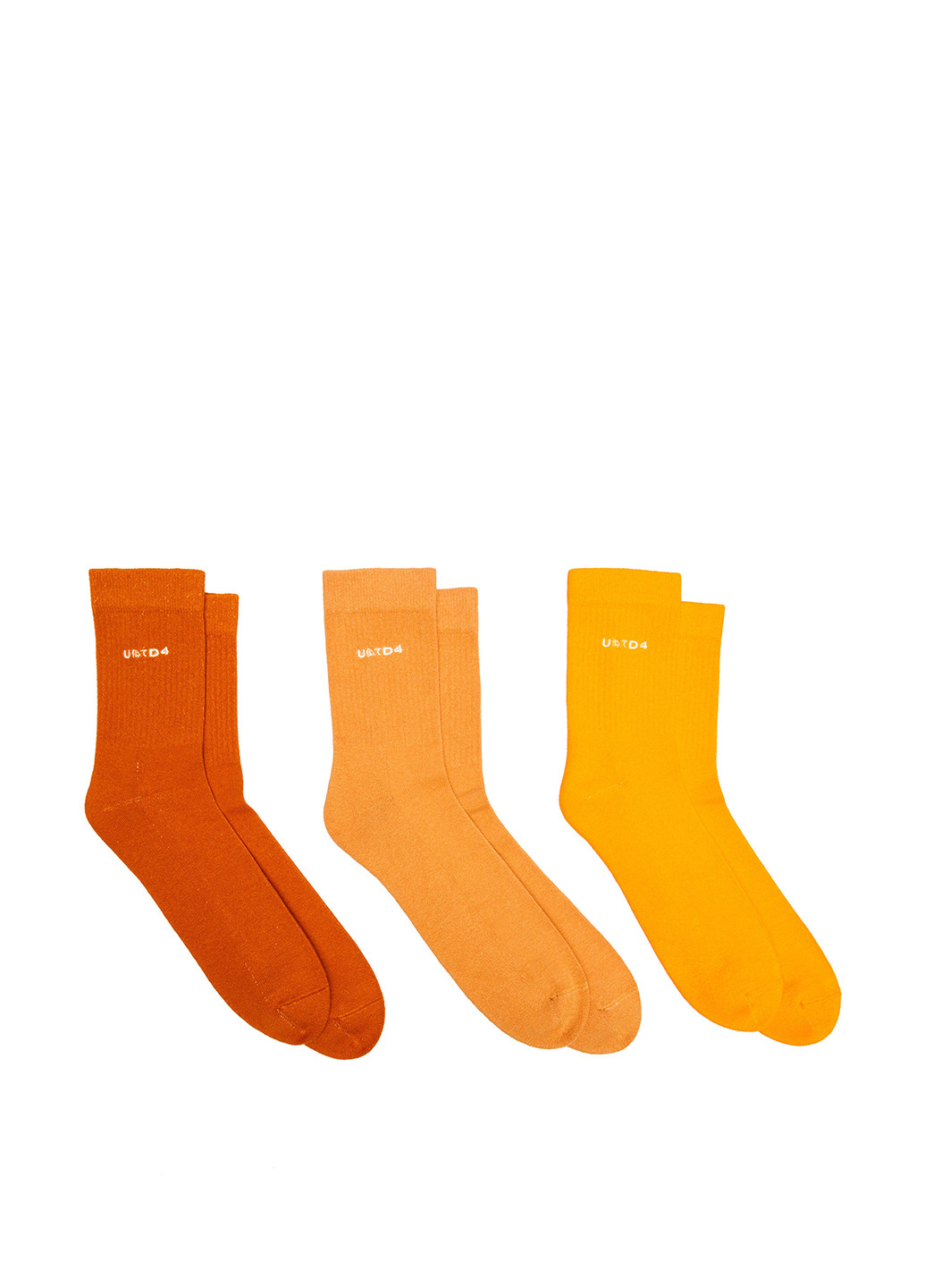 Комбіновані шкарпетки (3 пари) UNITED4 логотипи (329038216)