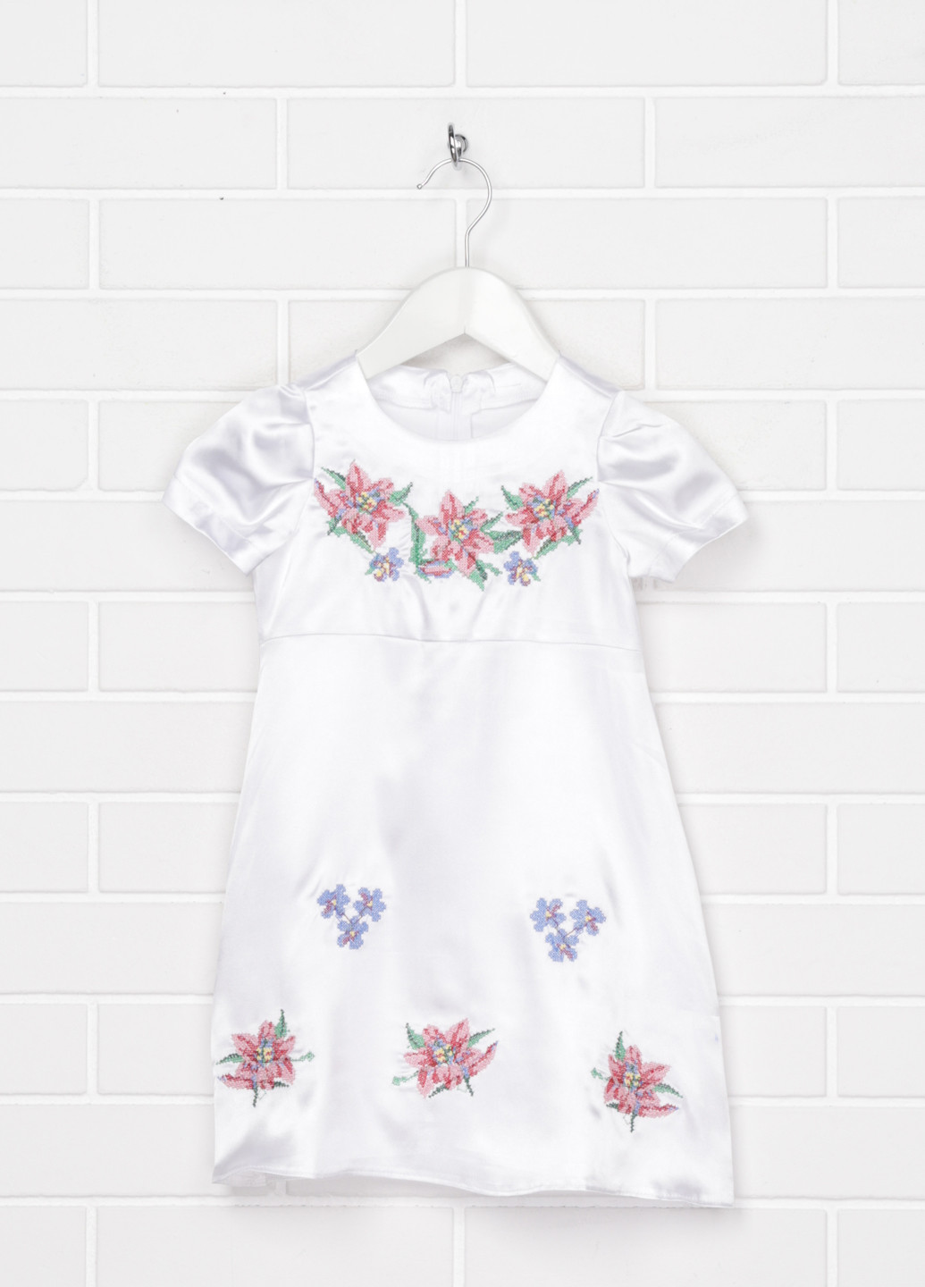 Белое платье ЕтноМодерн (92959402)