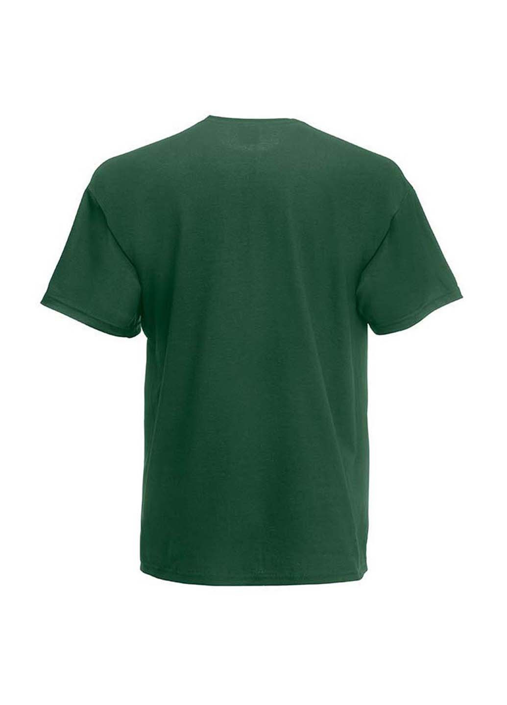 Темно-зеленая демисезонная футболка Fruit of the Loom D061033038164