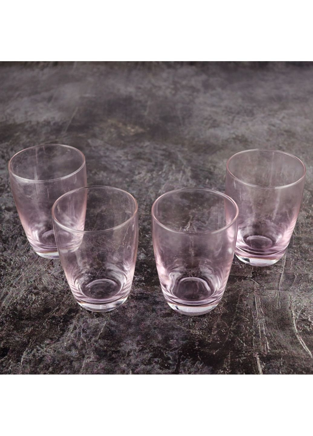 Набір склянок низьких Variation Shades Pink D4843 340 мл 4 шт Luminarc (253610659)
