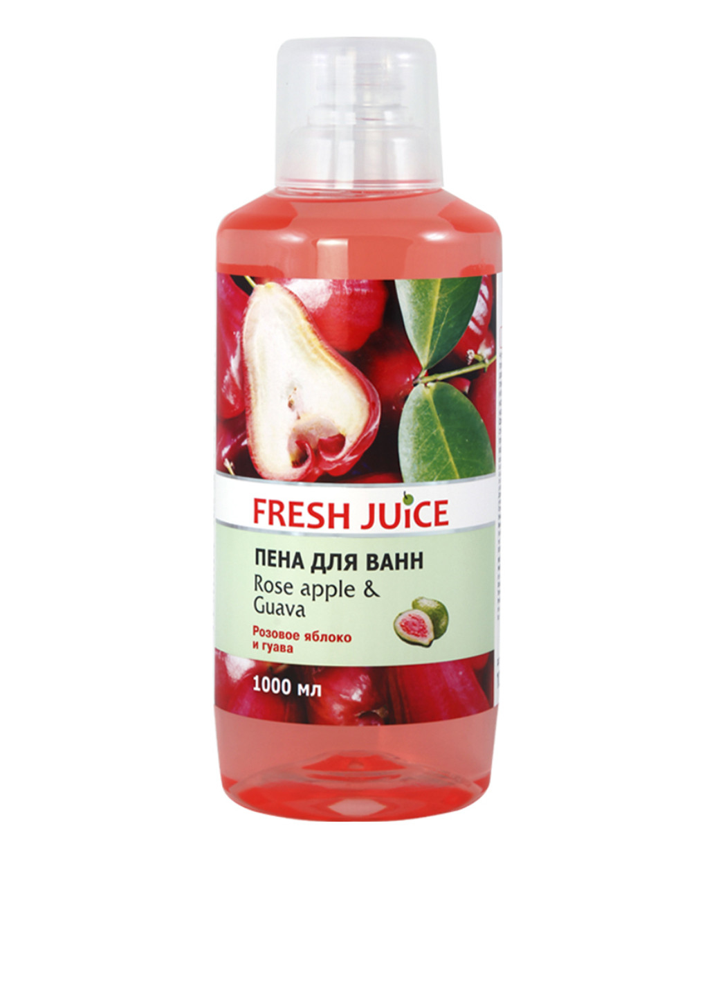 Піна для ванни "Рожеве яблуко і гуава" Rose Apple & Guava 1000 мол Fresh Juice (88096499)