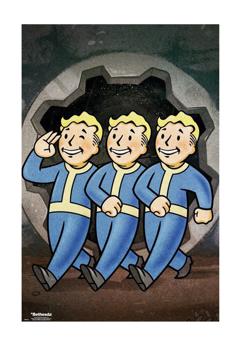 Постер GB eye Fallout 76 Maxi Poster - Vault Boys Gbeye (221793648)