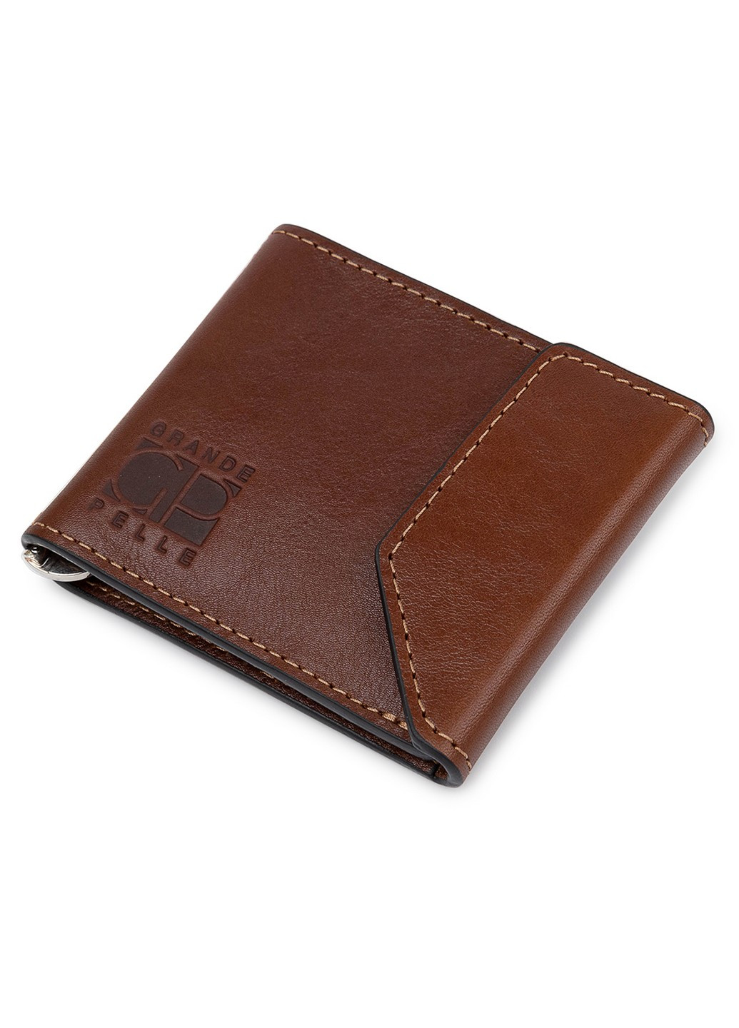 Затискач для купюр шкіряний Grande Pelle (252086581)