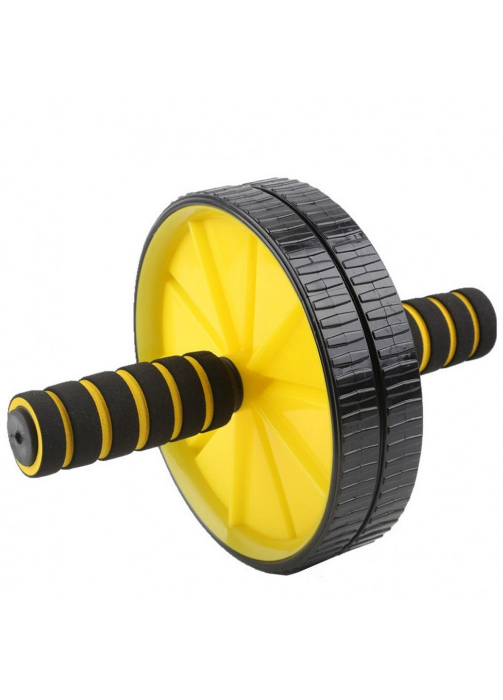 Тренажер MS 0871-1 колесо для мышц пресса, 29 см. (Жёлтый) Bambi (237667834)