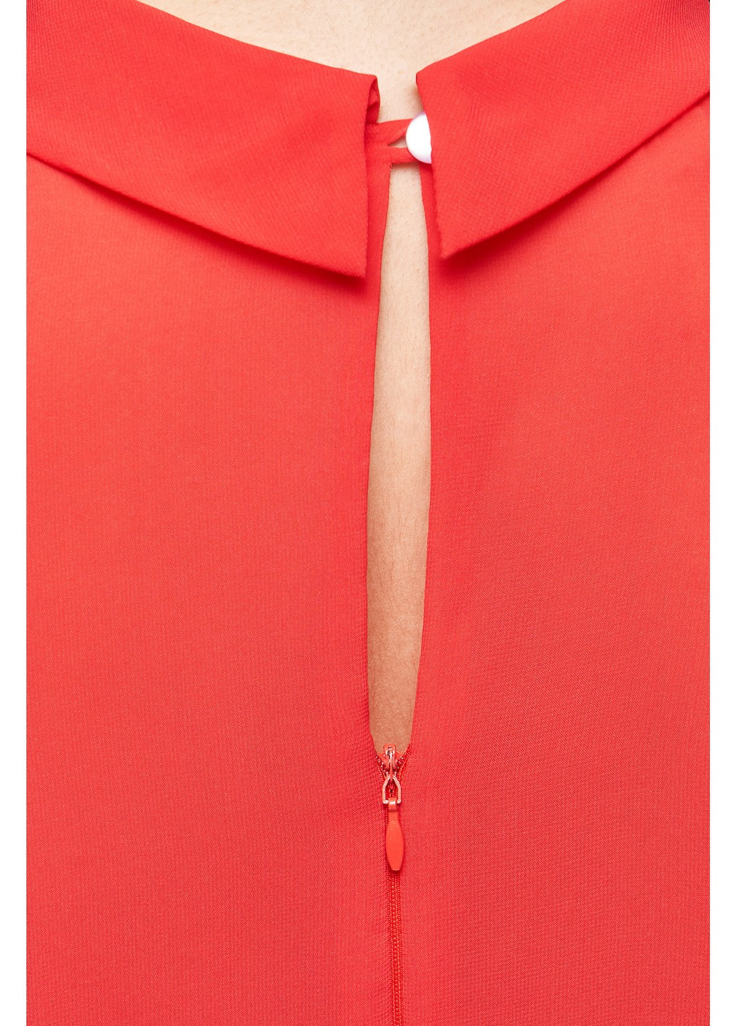 Красное коктейльное шелковое платье стефани клеш, с пышной юбкой BYURSE однотонное