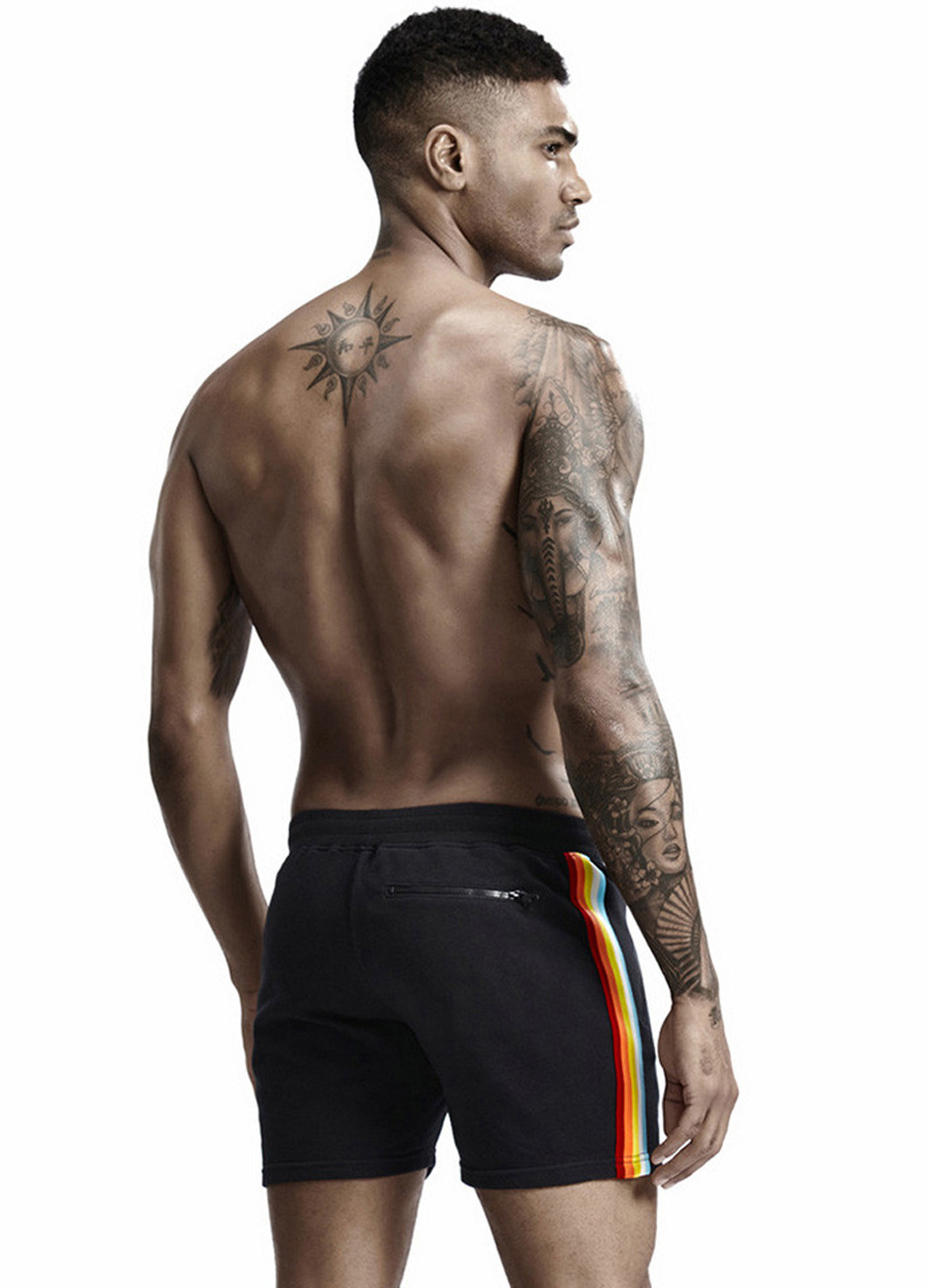 Брендовые черные шорты Seobean (195144276)