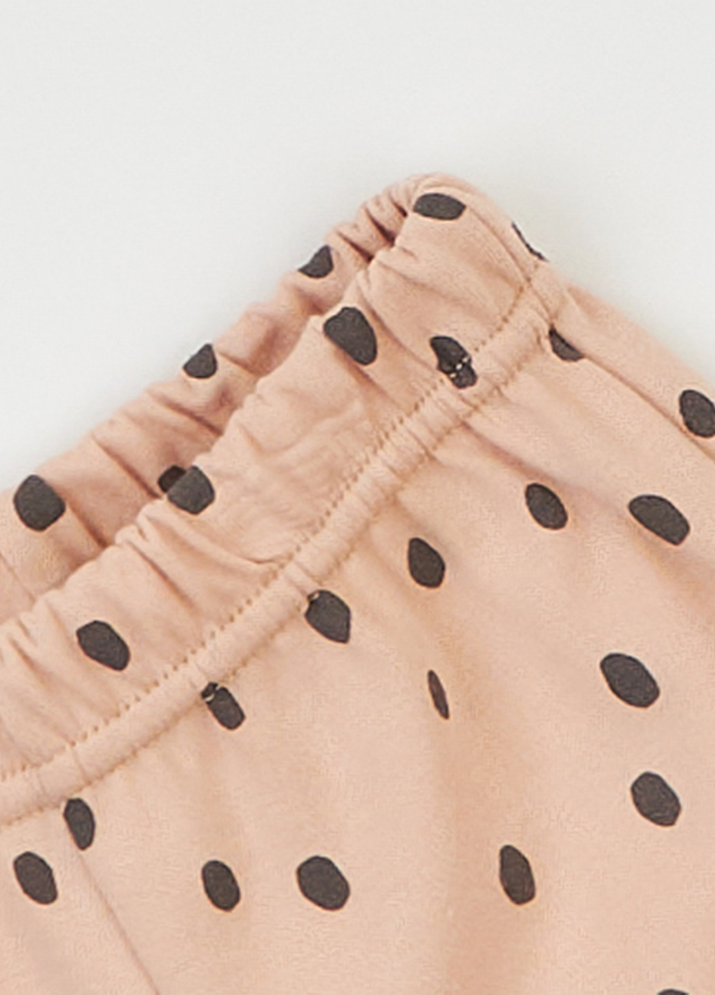 Бежевая всесезон пижама (лонгслив, брюки) лонгслив + брюки Фламинго