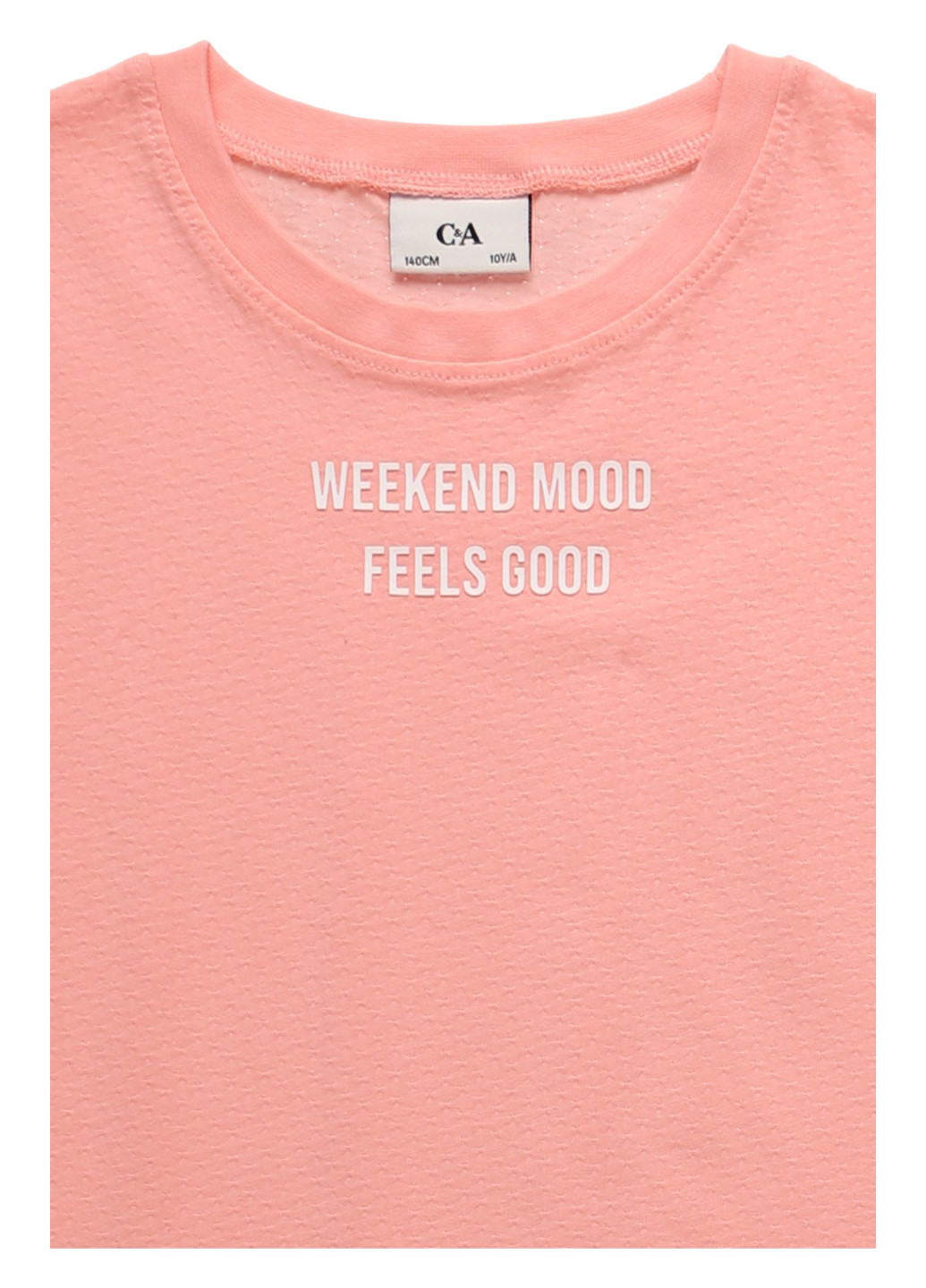 Персиковая всесезон пижама (футболка, шорты) футболка + шорты C&A