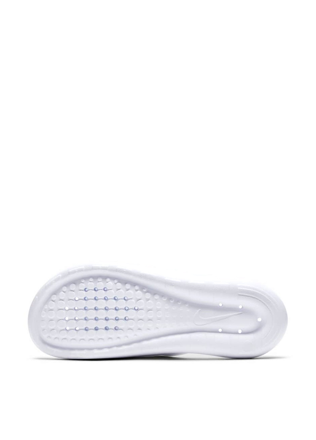 Белые шлепанцы Nike с логотипом