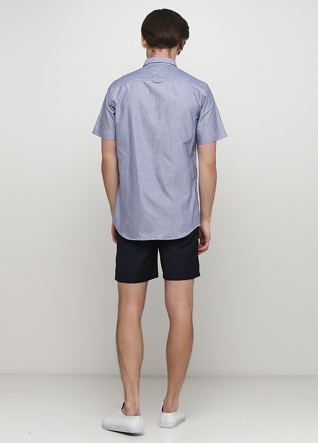 Синяя кэжуал рубашка перец с солью Tailored Originals