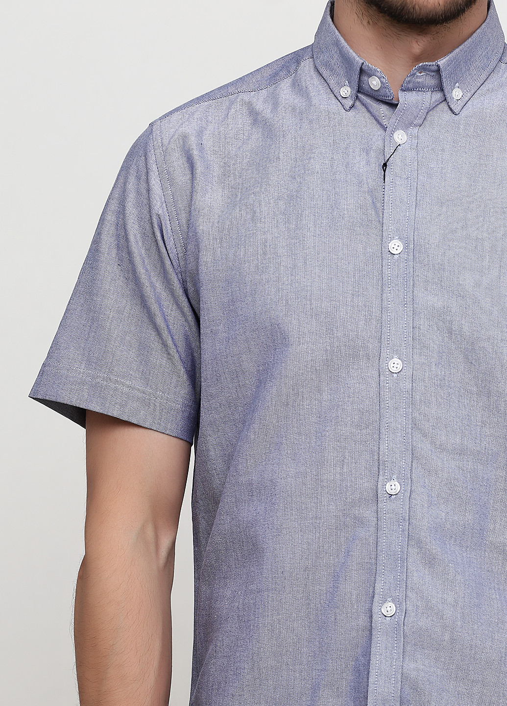 Синяя кэжуал рубашка перец с солью Tailored Originals