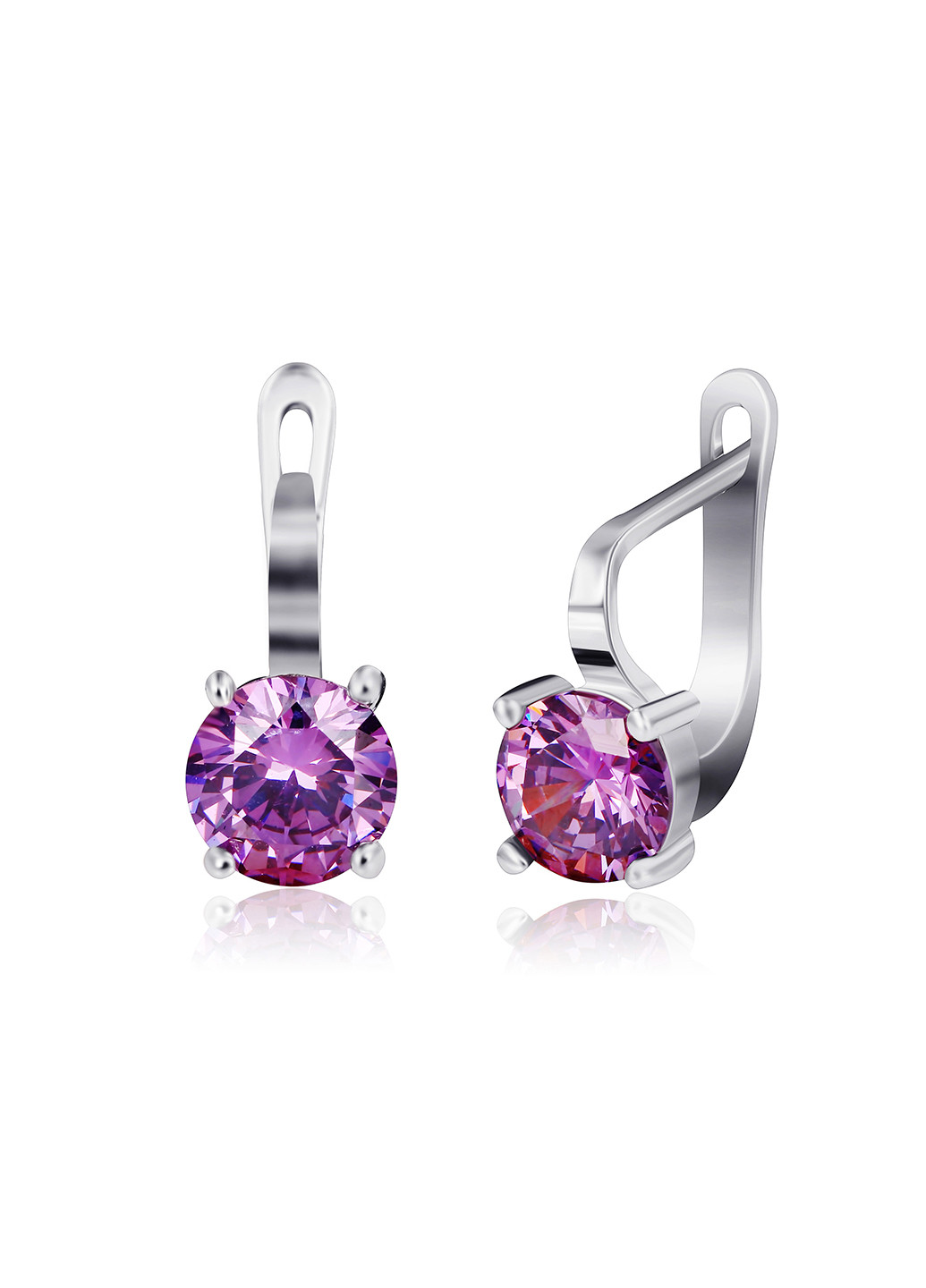 Серебряные серьги с фианитами ск2фа/404 Silvex925 (201169699)