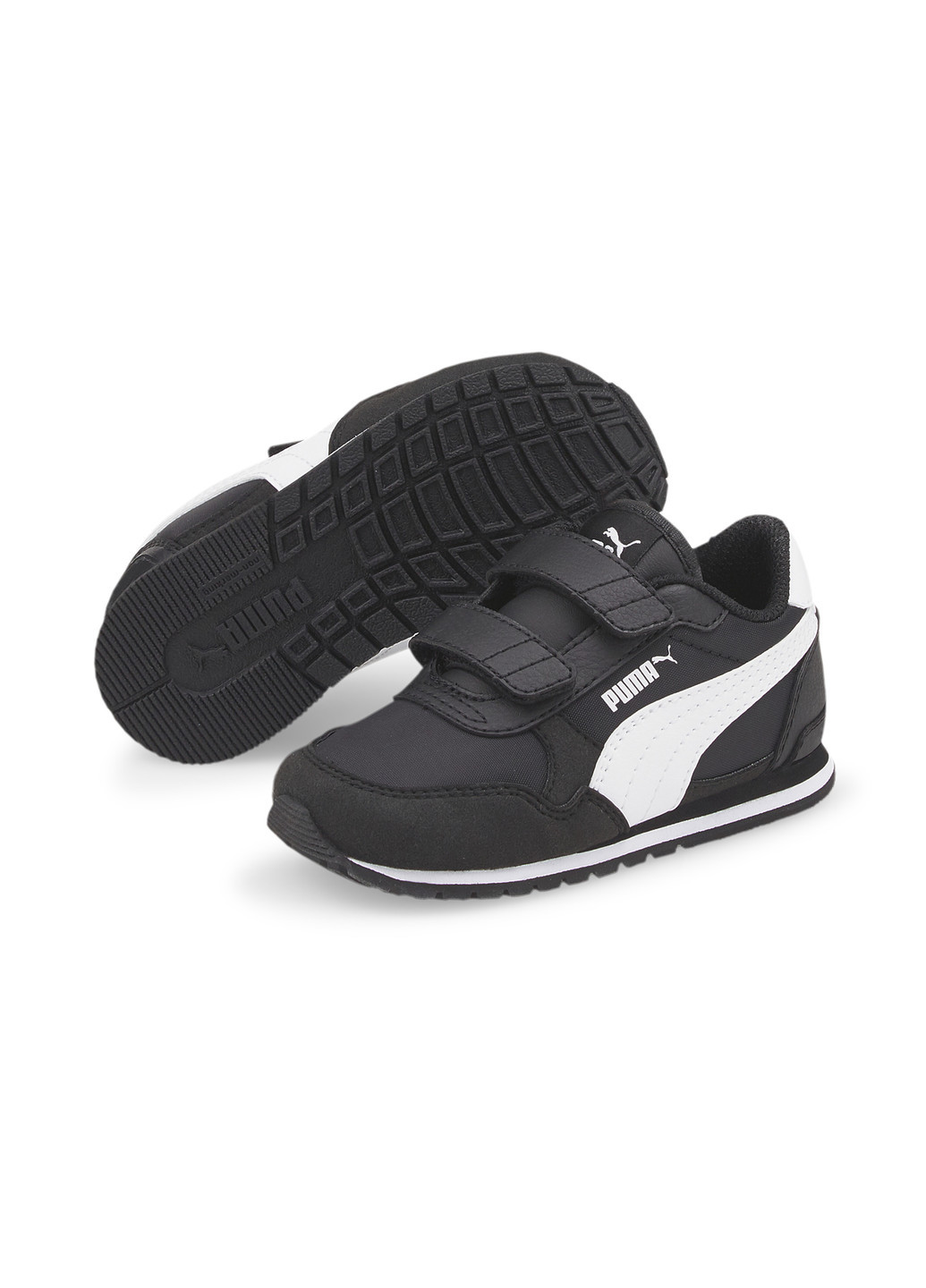 Черные детские кроссовки st runner v3 nl ac sneakers babies Puma