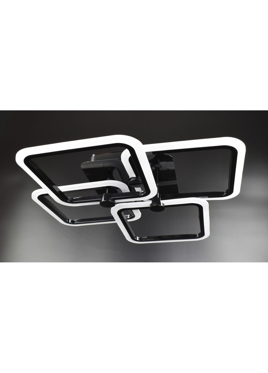 Люстра потолочная LED с пультом A2503/4S-bk Черный 11х62х63 см. Sunnysky (253527978)