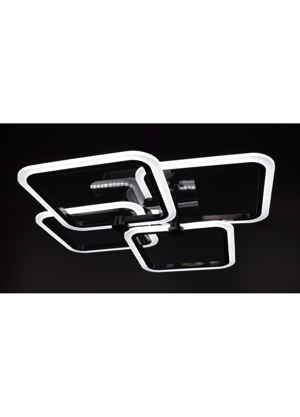 Люстра потолочная LED с пультом A2503/4S-bk Черный 11х62х63 см. Sunnysky (253527978)