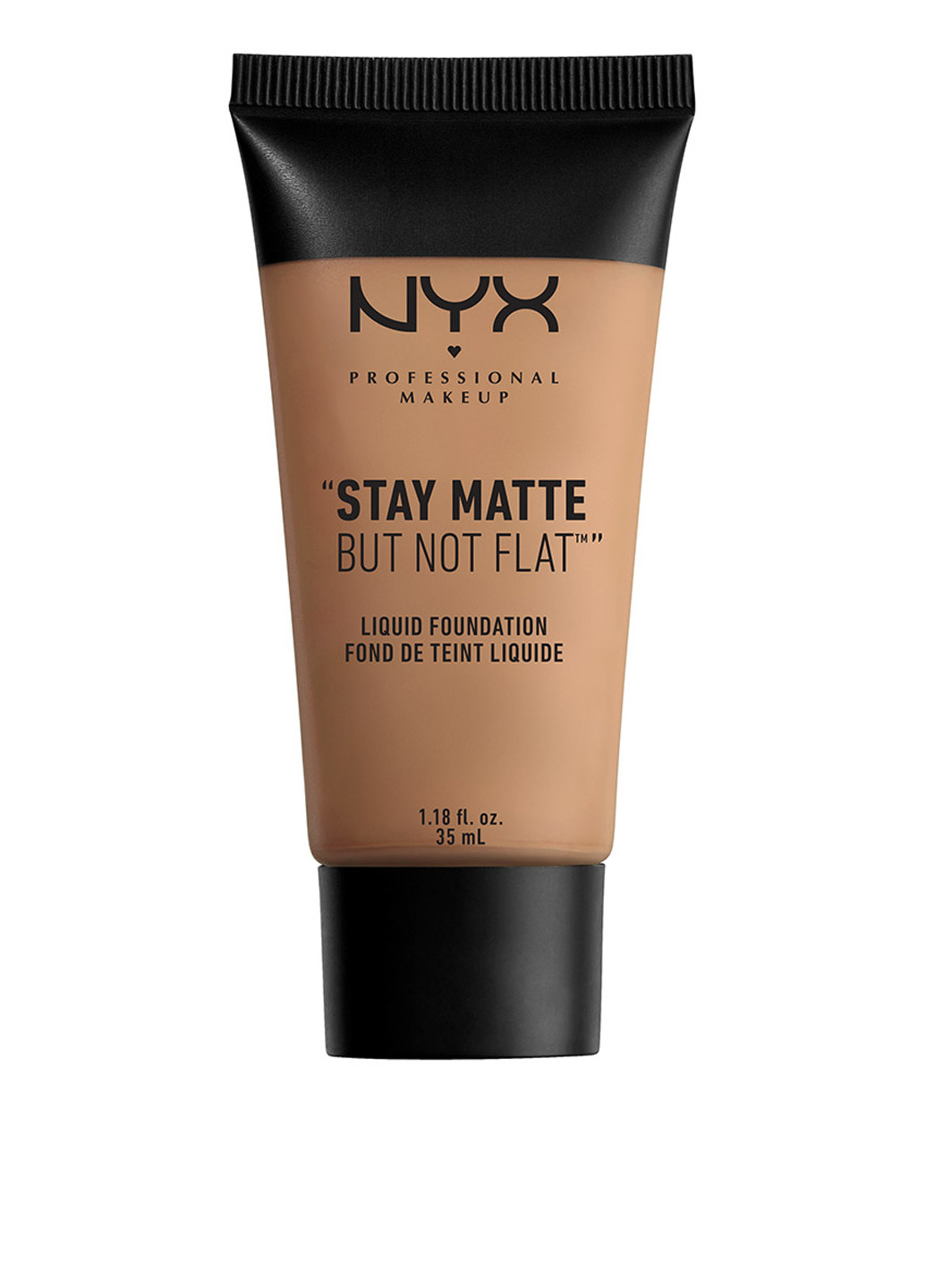 Тональна основа Stay Matte But Not Flat Liquid Foundation 14 Nutmeg, 35 мл NYX Professional Makeup (72568005)