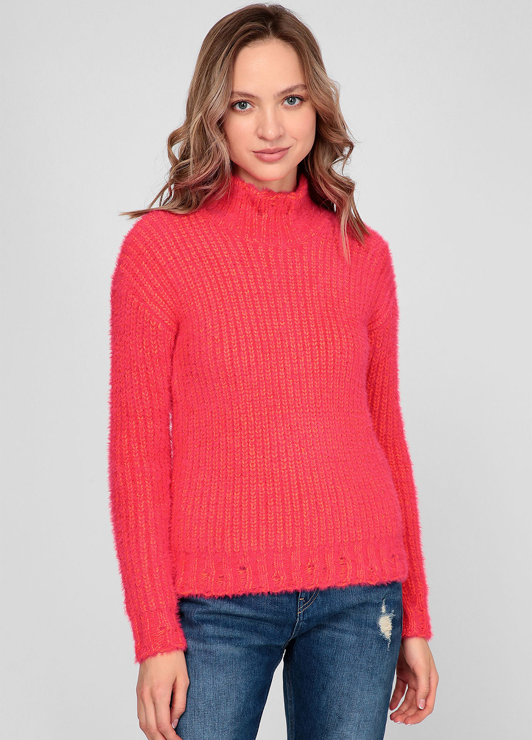 Оранжевый зимний свитер Replay