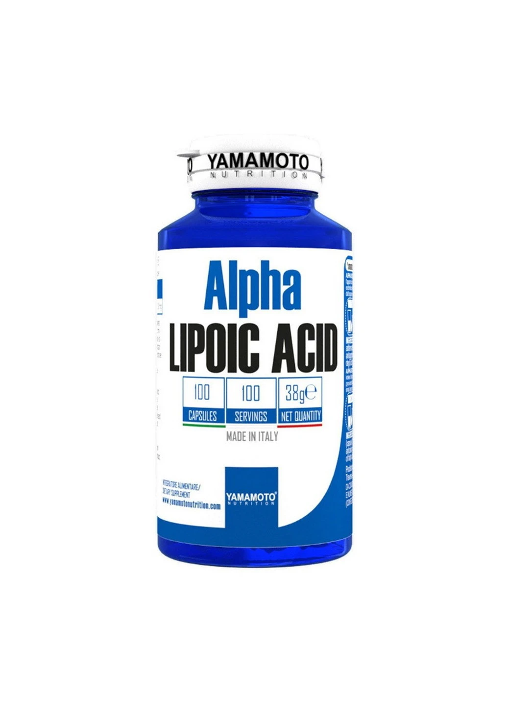 Альфа-липоевая кислота Alpha Lipoic Acid (100 капсул) ямамото нутришн Yamamoto Nutrition (255408654)